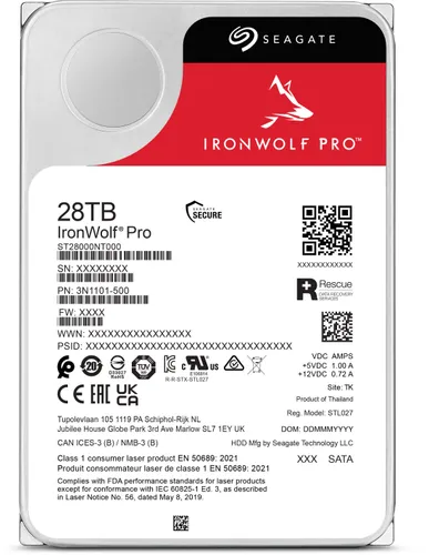 Dysk Seagate IronWolf Pro ST28000NT000 28TB 3,5"