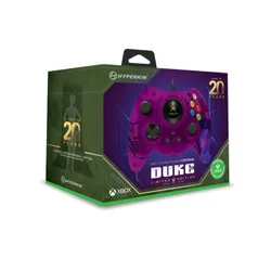 Геймпад Hyperkin Duke Wired Controller Xbox 20th Anniversary Limited Edition Purple Cortana для Xbox, ПК - проводной