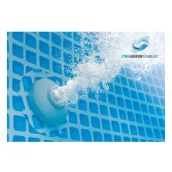 Basen ogrodowy stelażowy Chevron Prism Frame Rectangular 400x200x100 cm INTEX 26780 NP