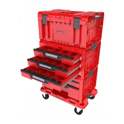 Skrzynia na narzędzia QBRICK Drawer Workshop Set 4 Pro Red Ulta HD