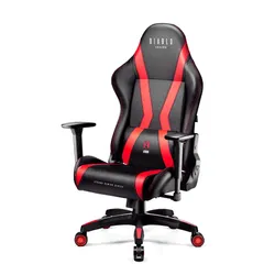 Fotel Diablo Chairs X-Horn 2.0 King Size Gamingowy do 180kg Skóra ECO Czarno-czerwony