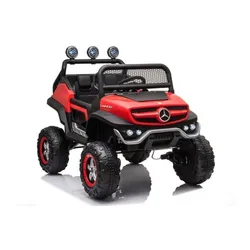 Auto Na Akumulator Mercedes Unimog S 4X4 Pilot Koła Eva Światła LED MP3 Radio