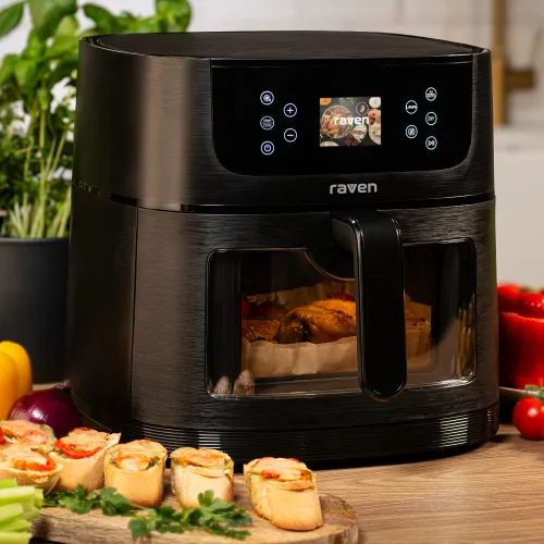 Air fryer Raven Frytownica niskotłuszczowa EFN010 AI z rozpoznawaniem potraw 25 programów automatycznych 1800W