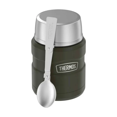 Termos na jedzenie Thermos Stainless King Food Flask 0,47 l - army green