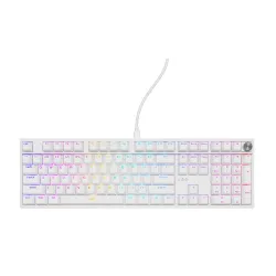 Klawiatura mechaniczna Genesis Thor 404 US RGB Outemu Peach Silent Biały
