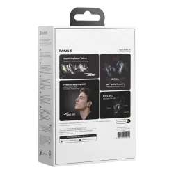 Słuchawki bezprzewodowe Baseus Inspire XP1 Sound by Bose ANC Dokanałowe Bluetooth 6.1 Czarny