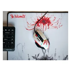 Myszka gamingowa A4Tech Bloody W95Max Naraka przewodowa 12000 dpi optyczna biała