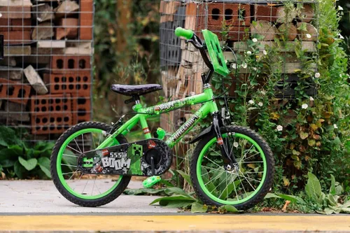 Rower dziecięcy HUFFY Minecraft 16 cali dla chłopca Zielony