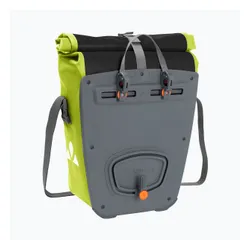 Sakwy rowerowe na bagażnik VAUDE Aqua Back Print Single 24 l black/ bright green