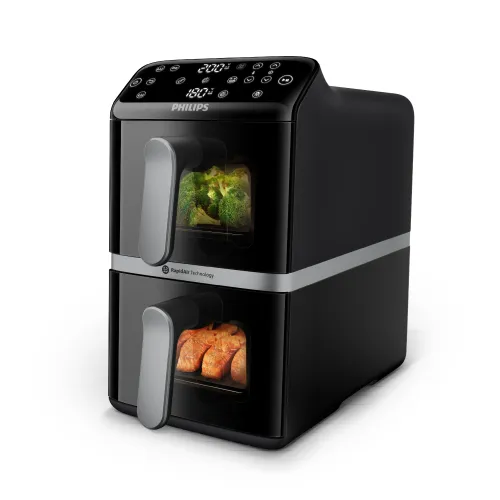 Air fryer Philips Ovi Dual Basket NA461/00 2750W 10l Aplikacja mobilna