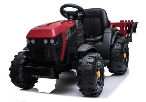 Duży Traktor Na Akumulator Z Przyczepą Pojazd Dla Dzieci Pilot Skóra Eva MP3