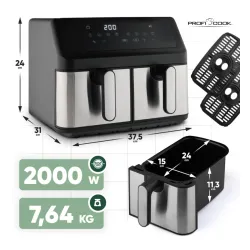 Air fryer ProfiCook PC-FR 1296 H 2000W 9l