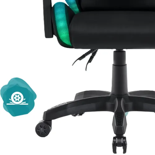 Fotel gamingowy HELL'S CHAIR HC-1000 LED Kids Czarny