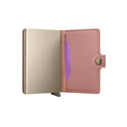 Portfel kieszonkowy RFID Secrid Miniwallet Pebble - rose