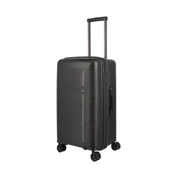 Walizka średnia poszerzana Travelite Roomer Trunk - black