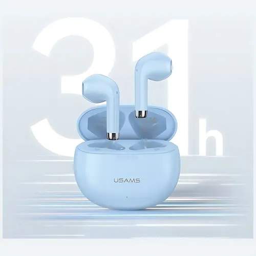 Słuchawki bezprzewodowe USAMS Rhymbo TWS Douszne Bluetooth 5.3 Czarny