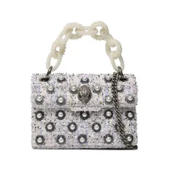 Kurt Geiger Tweed Mini Kensington X 1675195609 Geantă Liliac