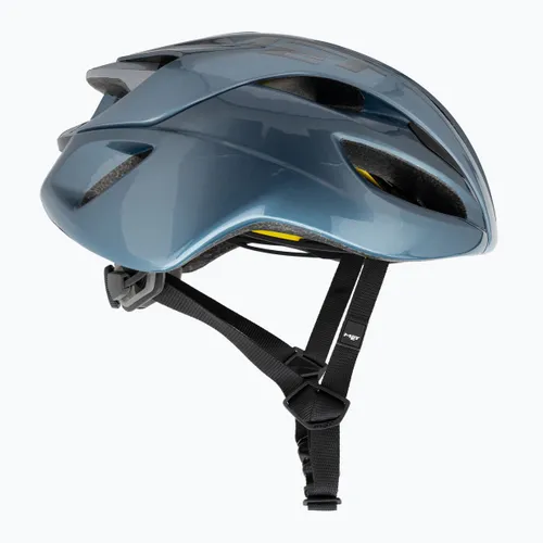 Kask rowerowy MET Rivale II Mips navy/ silver matt