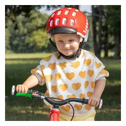 Kask rowerowy dziecięcy woom Kids red