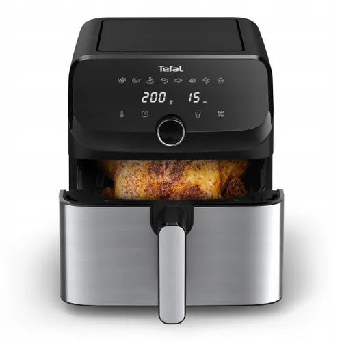 Frytkownica beztłuszczowa TEFAL EY855D10 Easy Fry Mega, 7,5 L, 8 automatycznych programów