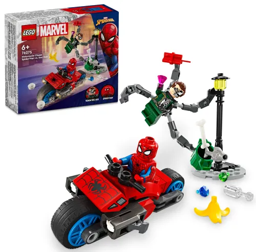 LEGO 76275 Marvel Pościg na motocyklu: Spider-Man vs. Doc Ock
