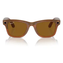 Okulary RAY BAN Meta Wayfarer Karmelowy Połysk