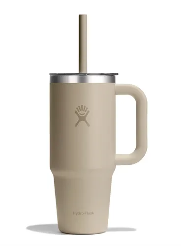 Kubek termiczny Hydro Flask 24 Oz  Travel Tumbler Clear Lid (710 ml) - oat