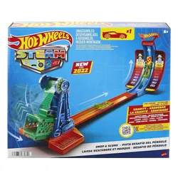 Hot Wheels Zestaw Torów Wyrzutnia Z Punktacją + Autko HDY47
