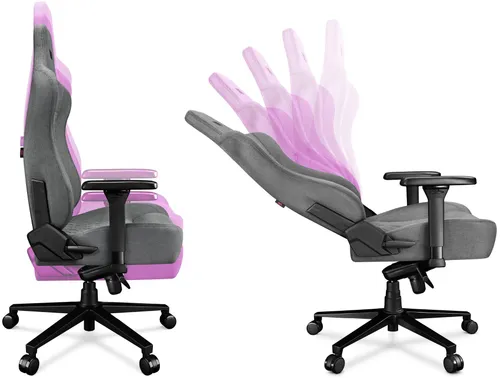 Fotel YUMISU 2052 Magnetic Jasnoszaro-czarny