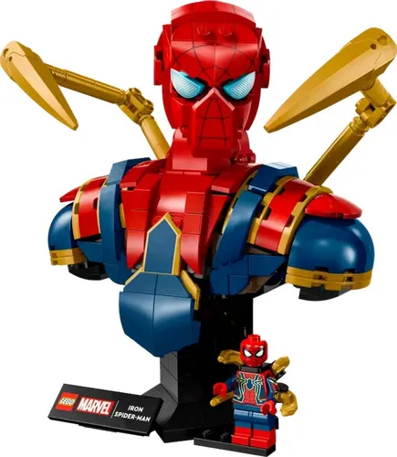 LEGO Marvel 76326 Popiersie Iron Spider-Mana
