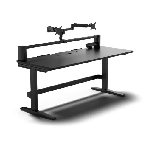 Biurko Corsair Platform:6 Standardowy180cm Czarny Laminat