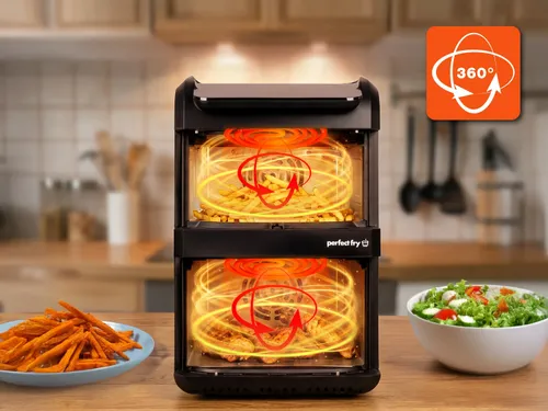 Air Fryer Frytkownica beztłuszczowa ELDOM FR300 10l z okienkiem do obserwacji postępów