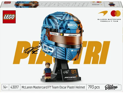 LEGO 43017 Editions Kask Oscar Piastri McLaren Mastercard F1 Team