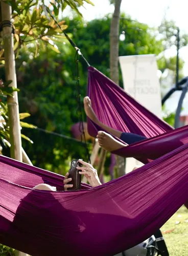 Hamak turystyczny Ticket To The Moon Compact Hammock - plum