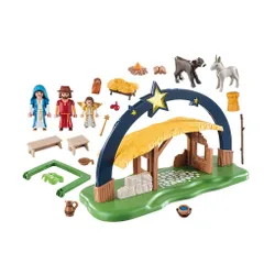 Playmobil Zestaw Stajenka z oświetleniem