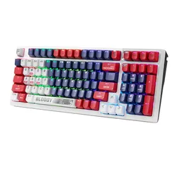 Klawiatura gamingowa A4Tech Bloody S98 Sports BLMS Red Plus przewodowa mechaniczna podświetlana wielokolorowa