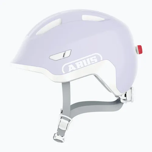Kask rowerowy dziecięcy ABUS Smiley 3.0 ACE LED pure lavender