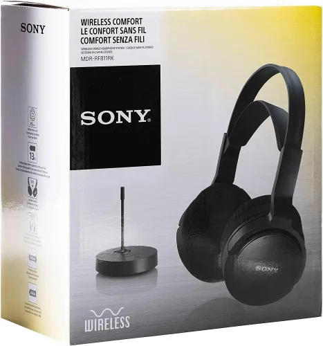 Słuchawki bezprzewodowe Sony MDR-RF811RK Nauszne Czarny