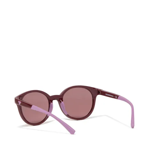 Okulary przeciwsłoneczne Emporio Armani 0EA4185 5077D0 Shiny Red/Dark Violet Mirror Red - Rozmiar (EU) 47