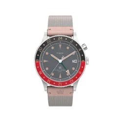 Часы Timex Waterbury Traditional GMT TW2V74100 Grey / Grey