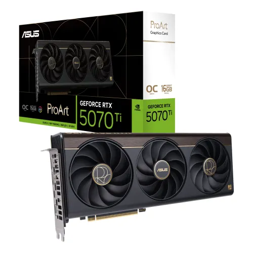 Karta graficzna ASUS ProArt GeForce RTX 5070 Ti OC Edition 16GB GDDR7 256bit DLSS 4