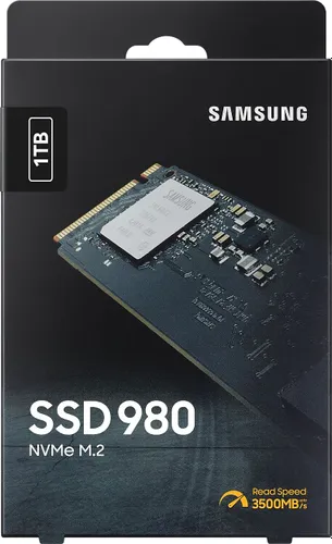 Samsung 980 SSD 1 TB M. 2 2280 PCI-E x4 Gen3 NVMe (MZ-V8V1T0BW)