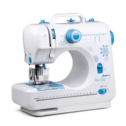 Maszyna do szycia ŁUCZNIK Mini Blue + osłonka na palce i akcesoria