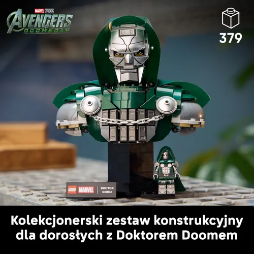LEGO 76345 Super Heroes Popiersie Doktora Dooma