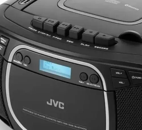 Radiomagnetofon JVC RC-E561B-DAB Bluetooth Czarny