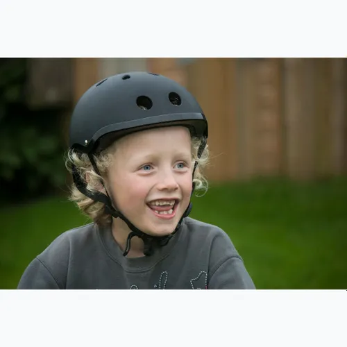 Kask rowerowy dziecięcy Hornit Black