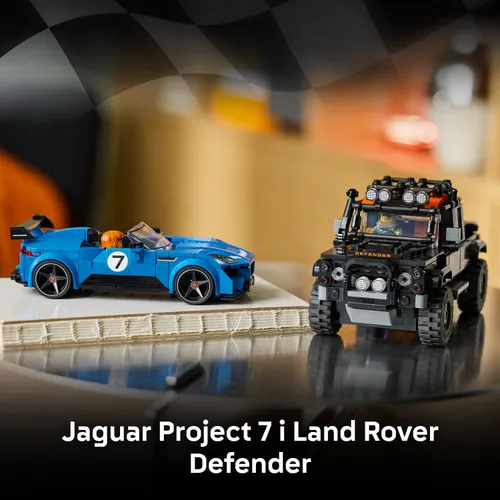 LEGO 77264 Speed Champions Jaguar Project 7 i Land Rover Defender