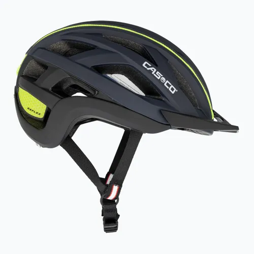 Kask rowerowy CASCO Cuda 2 blue/neon yellow matt