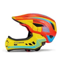 Kask rowerowy dziecięcy, Szczękowy, na rower, hulajnogę, ROCKBROS, S