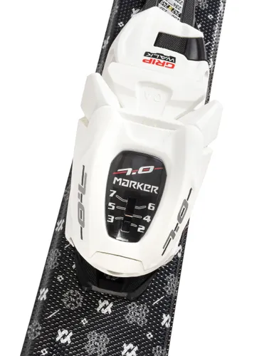 Narty dziecięce VOLKL FLAIR JR + wiązania MARKER VMOTION 7.0 JR z GRIP WALK - Długość (cm) - 120